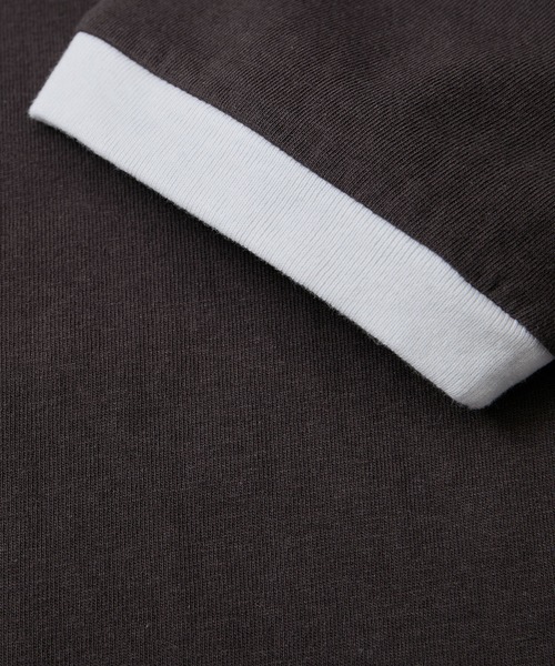 Healthknit（ヘルスニット）の「【Healthknit/ヘルスニット】Ringer Crewneck S/S（Tシャツ/カットソー・レディース・ブラック系その他2/ブルー系その他/ホワイト系その他・FREE）」の4枚目の写真