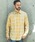 MR.OLIVE�i�~�X�^�[�I���[�u�j�́u�yMR.OLIVE/�~�X�^�[�I���[�u�zRAYON OMBRE CHECK / WORK SHIRT / M261115�i�V���c/�u���E�X�j�v�b�C�G���[
