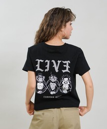 【ムラサキスポーツ限定】LURKING CLASS/ラーキングクラス 半袖 Tシャツ クロップド丈 LIV3 MINI S/S TEE ST26STM02W