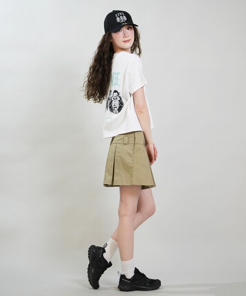 LURKING CLASS（ラーキングクラス）の「【ムラサキスポーツ限定】LURKING CLASS/ラーキングクラス 半袖 Tシャツ クロップド丈 LIV3 MINI S/S TEE ST26STM02W（Tシャツ/カットソー・レディース・ブラック/ホワイト・L/M）」の8枚目の写真