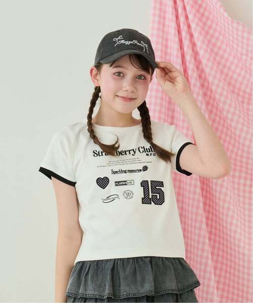 接触冷感】ドットアップリケTシャツ(Tシャツ/カットソー)|mezzo 接触冷感】ドットアップリケTシャツ(Tシャツ/カットソー)|mezzo