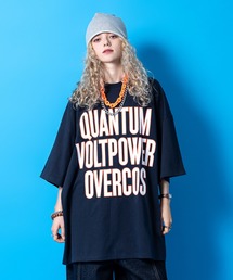 a.p.o.v.（エーピーオービー）の「a.p.o.v. アメカジ調ロゴビッグプリントスーパーオーバーサイズTシャツ（Tシャツ/カットソー）」