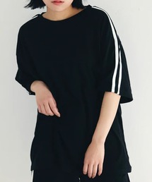 ライン入りTシャツ【IROHANI】
