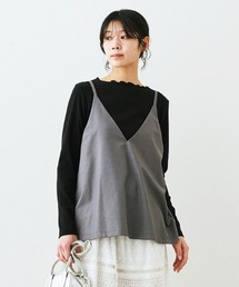 リブ イン コンフォート 手間いらずでレイヤード上手に キャミベスト&リブインナーセット
