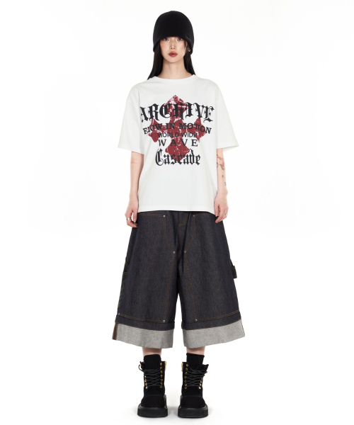 IDWS（アイドンワナセル）の「Fix Roll Up Carpenter Bermuda Shorts Indigo（その他パンツ・レディース・その他・0/1/2）」の18枚目の写真