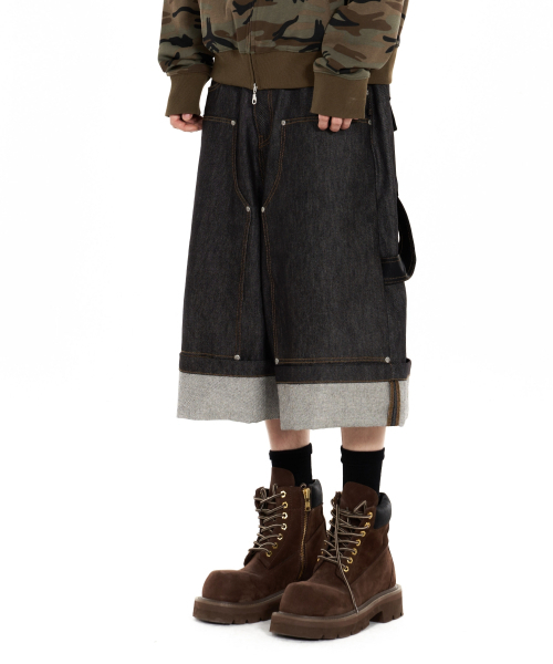 IDWS（アイドンワナセル）の「Fix Roll Up Carpenter Bermuda Shorts Indigo（その他パンツ・レディース・その他・0/1/2）」の21枚目の写真