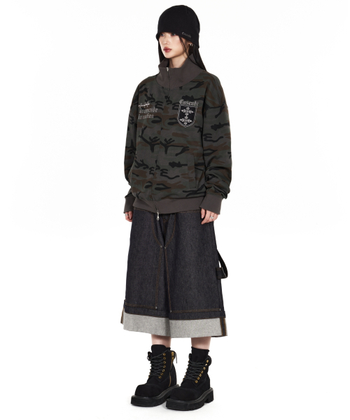 IDWS（アイドンワナセル）の「Fix Roll Up Carpenter Bermuda Shorts Indigo（その他パンツ・レディース・その他・0/1/2）」の12枚目の写真