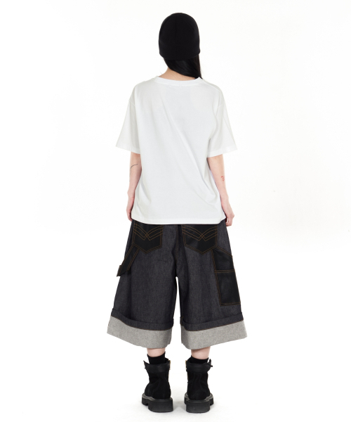 IDWS（アイドンワナセル）の「Fix Roll Up Carpenter Bermuda Shorts Indigo（その他パンツ・レディース・その他・0/1/2）」の14枚目の写真