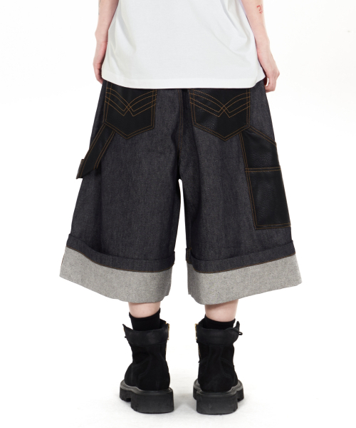 IDWS（アイドンワナセル）の「Fix Roll Up Carpenter Bermuda Shorts Indigo（その他パンツ・レディース・その他・0/1/2）」の15枚目の写真