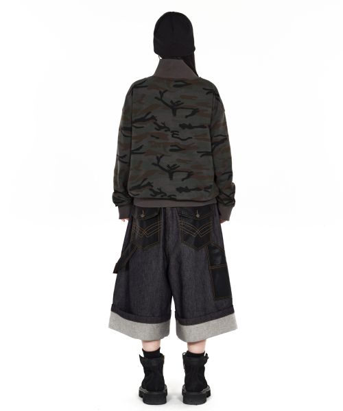 IDWS（アイドンワナセル）の「Fix Roll Up Carpenter Bermuda Shorts Indigo（その他パンツ・レディース・その他・0/1/2）」の16枚目の写真