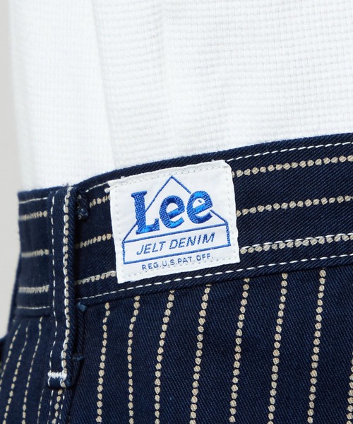 Lee(リー)の「Lee/リー VINTAGE PAINTER PANTS/ビンテージぺインターパンツ DUNGAREES(その他パンツ・メンズ・ライトインディゴブルー/ストライプ・LARGE/MEDIUM/SMALL/X-LARGE)」の12枚目の写真