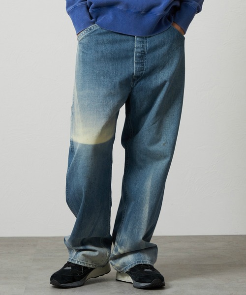 Lee(リー)の「Lee/リー VINTAGE PAINTER PANTS/ビンテージぺインターパンツ DUNGAREES(その他パンツ・メンズ・ライトインディゴブルー/ストライプ・LARGE/MEDIUM/SMALL/X-LARGE)」の20枚目の写真