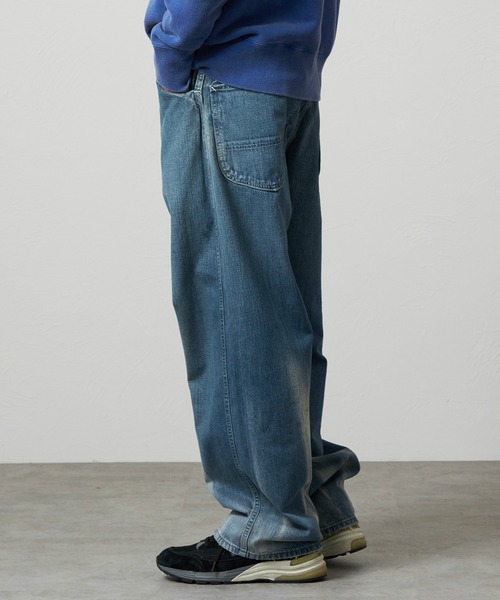 Lee(リー)の「Lee/リー VINTAGE PAINTER PANTS/ビンテージぺインターパンツ DUNGAREES(その他パンツ・メンズ・ライトインディゴブルー/ストライプ・LARGE/MEDIUM/SMALL/X-LARGE)」の21枚目の写真