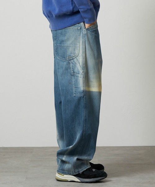 Lee(リー)の「Lee/リー VINTAGE PAINTER PANTS/ビンテージぺインターパンツ DUNGAREES(その他パンツ・メンズ・ライトインディゴブルー/ストライプ・LARGE/MEDIUM/SMALL/X-LARGE)」の22枚目の写真