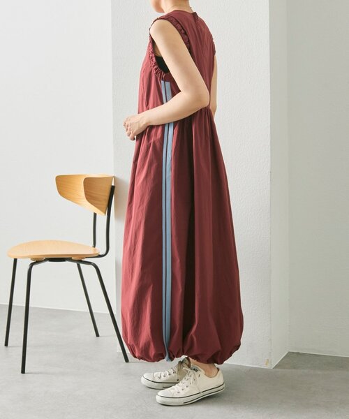 ear PAPILLONNER(イアパピヨネ)の「ノースリラインワンピース【SUM1 STYLE】(ワンピース・レディース・ボルドー/ネイビー・FREE)」の17枚目の写真