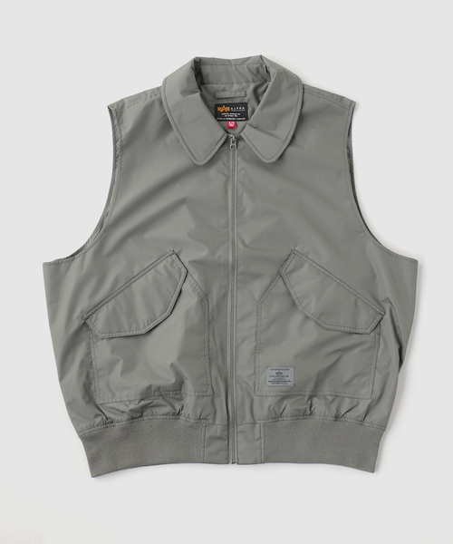 Alpha Industries(アルファインダストリーズ)の「ALPHA INDUSTRIES / アルファ インダストリーズ CWU 36/P RELAXED VEST(その他アウター・メンズ・A/グレー・LARGE/MEDIUM/X-LARGE/SMALL)」の1枚目の写真