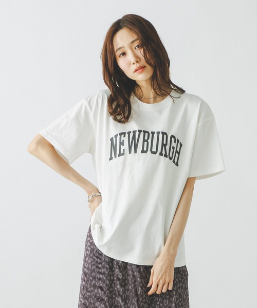 GLOBAL WORK(グローバルワーク)の「冷感コットンプリントTシャツ/636802(Tシャツ/カットソー・レディース・ライトブルー/グレイッシュベージュ/グレー系その他7/ホワイト/ダークブラウン/ライトピンク・LARGE/MEDIUM)」の10枚目の写真