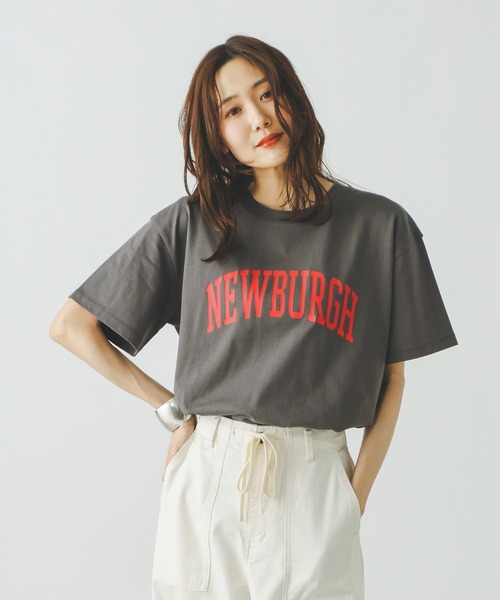 GLOBAL WORK(グローバルワーク)の「冷感コットンプリントTシャツ/636802(Tシャツ/カットソー・レディース・ライトブルー/グレイッシュベージュ/グレー系その他7/ホワイト/ダークブラウン/ライトピンク・LARGE/MEDIUM)」の13枚目の写真