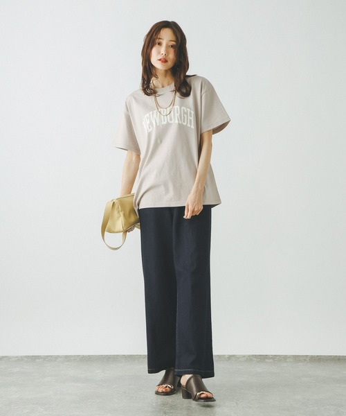 GLOBAL WORK(グローバルワーク)の「冷感コットンプリントTシャツ/636802(Tシャツ/カットソー・レディース・ライトブルー/グレイッシュベージュ/グレー系その他7/ホワイト/ダークブラウン/ライトピンク・LARGE/MEDIUM)」の19枚目の写真