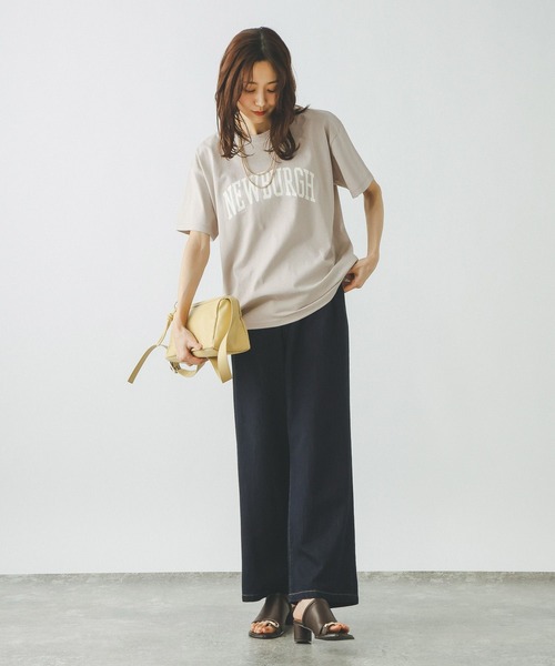 GLOBAL WORK(グローバルワーク)の「冷感コットンプリントTシャツ/636802(Tシャツ/カットソー・レディース・ライトブルー/グレイッシュベージュ/グレー系その他7/ホワイト/ダークブラウン/ライトピンク・LARGE/MEDIUM)」の20枚目の写真