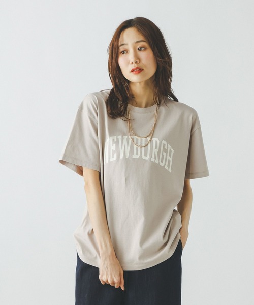 GLOBAL WORK(グローバルワーク)の「冷感コットンプリントTシャツ/636802(Tシャツ/カットソー・レディース・ライトブルー/グレイッシュベージュ/グレー系その他7/ホワイト/ダークブラウン/ライトピンク・LARGE/MEDIUM)」の21枚目の写真