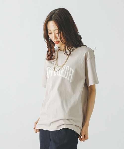 GLOBAL WORK(グローバルワーク)の「冷感コットンプリントTシャツ/636802(Tシャツ/カットソー・レディース・ライトブルー/グレイッシュベージュ/グレー系その他7/ホワイト/ダークブラウン/ライトピンク・LARGE/MEDIUM)」の22枚目の写真