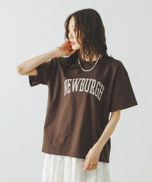 GLOBAL WORK(グローバルワーク)の「冷感コットンプリントTシャツ/636802(Tシャツ/カットソー・レディース・ライトブルー/グレイッシュベージュ/グレー系その他7/ホワイト/ダークブラウン/ライトピンク・LARGE/MEDIUM)」の18枚目の写真