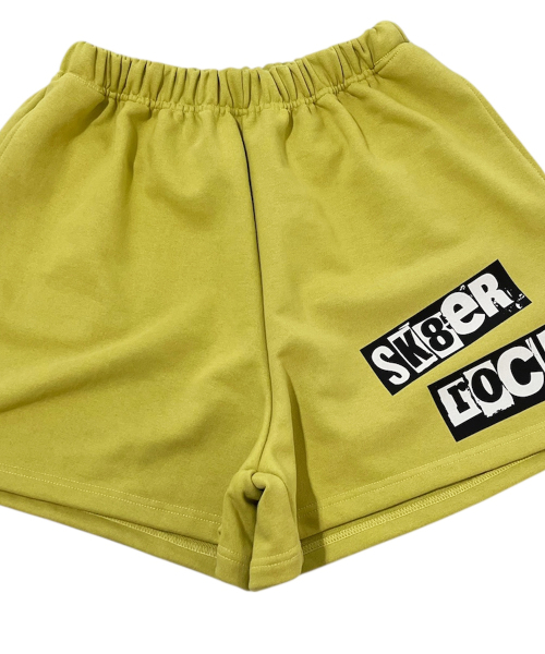 SK8ER ROCK(スケーターロック)の「Sk8er rock Wide Sweat Shorts ((mustard))(その他パンツ・レディース・その他・FREE)」の5枚目の写真