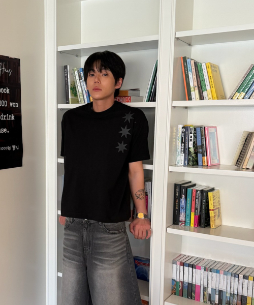 AMOU（アモウ）の「Motion Half T-Shirts Black（Tシャツ/カットソー・メンズ・その他・3/2/1）」の7枚目の写真