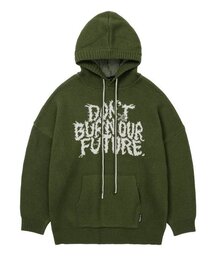 [PBA] DBOF Wool Knit Hoodie [KHAKI]