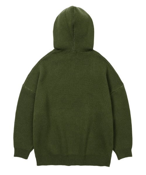 AJOBYAJO（アジョバイアジョ）の「[PBA] DBOF Wool Knit Hoodie [KHAKI]（ニット/セーター・レディース・その他・SMALL）」の6枚目の写真