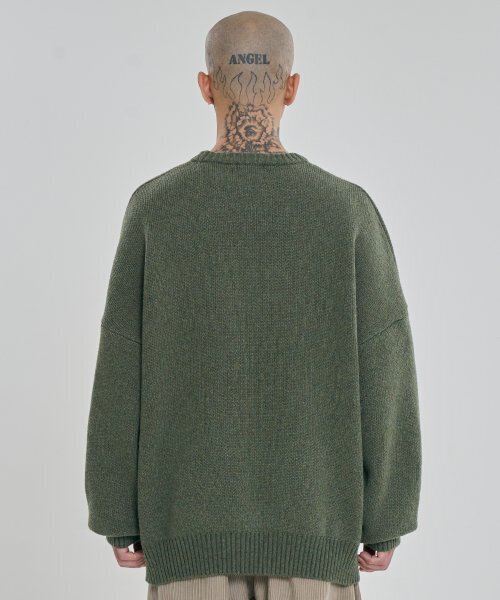 AJOBYAJO（アジョバイアジョ）の「[PBA] DBOF Wool Knit Hoodie [KHAKI]（ニット/セーター・レディース・その他・SMALL）」の10枚目の写真
