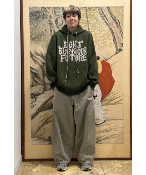 AJOBYAJO（アジョバイアジョ）の「[PBA] DBOF Wool Knit Hoodie [KHAKI]（ニット/セーター・レディース・その他・SMALL）」の12枚目の写真