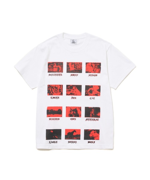 NON TOKYO/ノントーキョー/プリント半袖Tシャツ（アニマル）