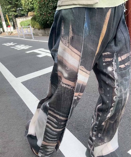 kotohayokozawa(コトハヨコザワ)の「GRAPHIC YORYU PANTS(その他パンツ・レディース・ライトブルー/チャコールグレー・1)」の13枚目の写真