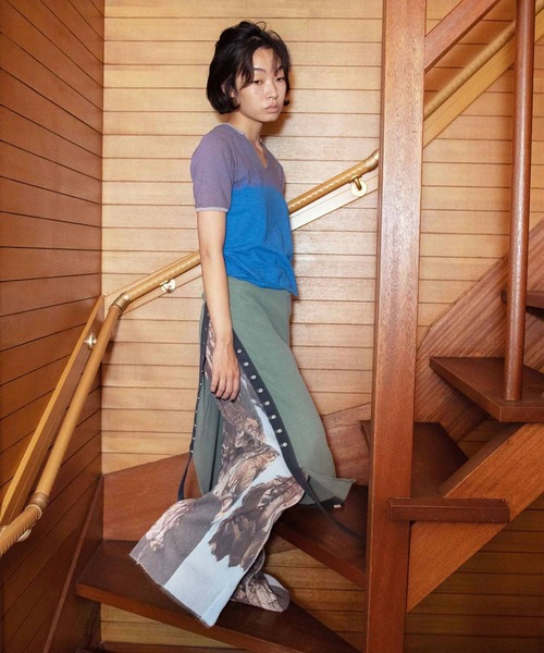 kotohayokozawa(コトハヨコザワ)の「GRAPHIC YORYU PANTS(その他パンツ・レディース・ライトブルー/チャコールグレー・1)」の7枚目の写真