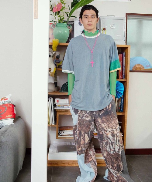 kotohayokozawa(コトハヨコザワ)の「GRAPHIC YORYU PANTS(その他パンツ・レディース・ライトブルー/チャコールグレー・1)」の8枚目の写真