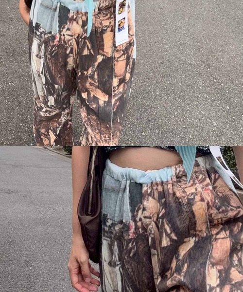 kotohayokozawa(コトハヨコザワ)の「GRAPHIC YORYU PANTS(その他パンツ・レディース・ライトブルー/チャコールグレー・1)」の11枚目の写真