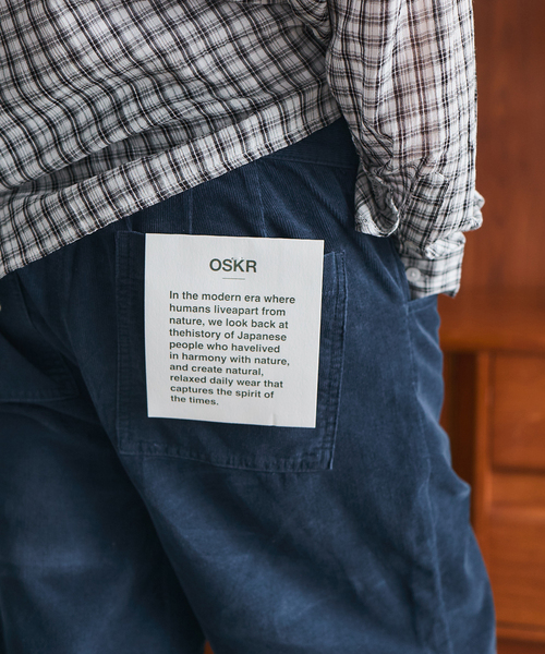 OSKR(オーエスケーアール)の「OSKR / オーエスケーアール Small Corduroy Faded Stand Up Short(その他パンツ・メンズ・ホワイト/ブルー系その他・MEDIUM/LARGE)」の11枚目の写真