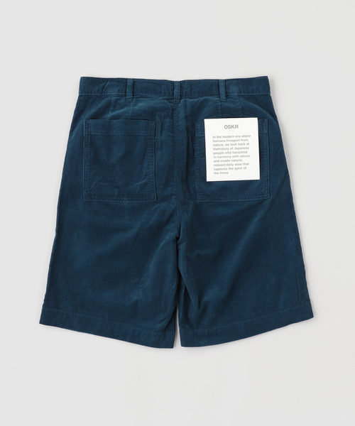 OSKR(オーエスケーアール)の「OSKR / オーエスケーアール Small Corduroy Faded Stand Up Short(その他パンツ・メンズ・ホワイト/ブルー系その他・MEDIUM/LARGE)」の8枚目の写真