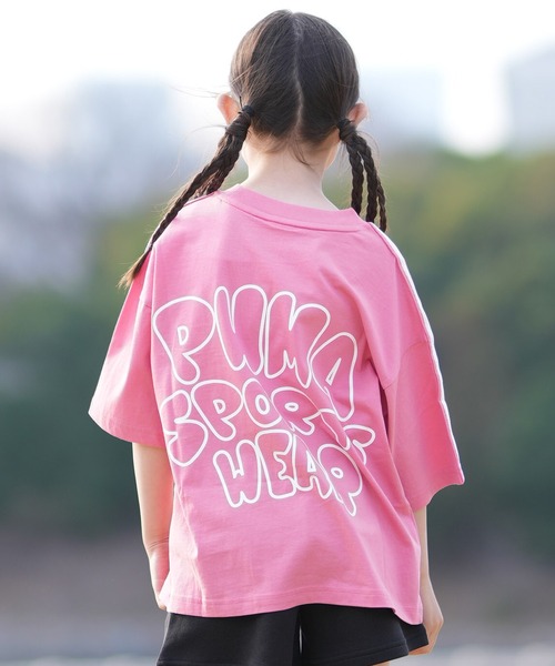 PUMA（プーマ）の「PUMA/プーマ キッズ 半袖 Tシャツ 634517（Tシャツ/カットソー・キッズ・ライトイエロー/ピンク/ブラック・128cm/140cm/152）」の11枚目の写真