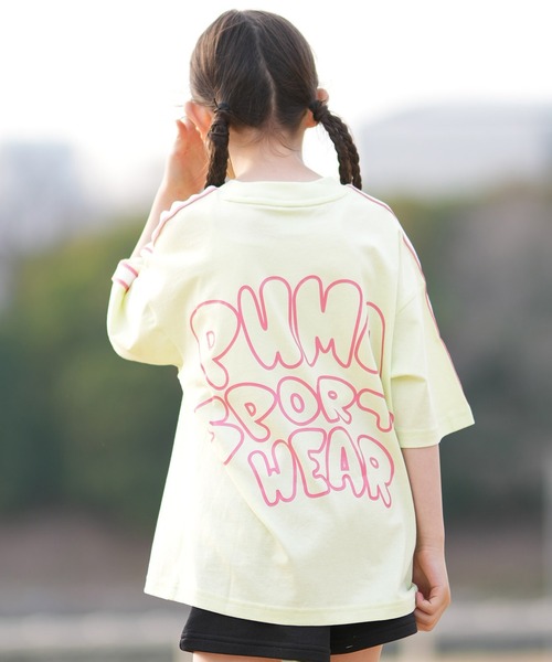 PUMA（プーマ）の「PUMA/プーマ キッズ 半袖 Tシャツ 634517（Tシャツ/カットソー・キッズ・ライトイエロー/ピンク/ブラック・128cm/140cm/152）」の6枚目の写真