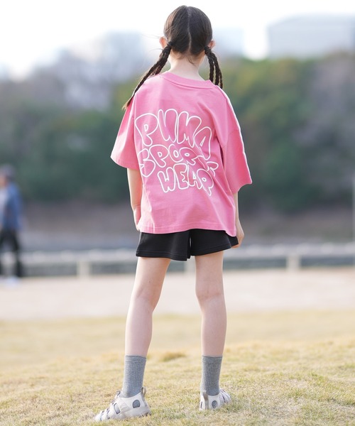 PUMA（プーマ）の「PUMA/プーマ キッズ 半袖 Tシャツ 634517（Tシャツ/カットソー・キッズ・ライトイエロー/ピンク/ブラック・128cm/140cm/152）」の13枚目の写真