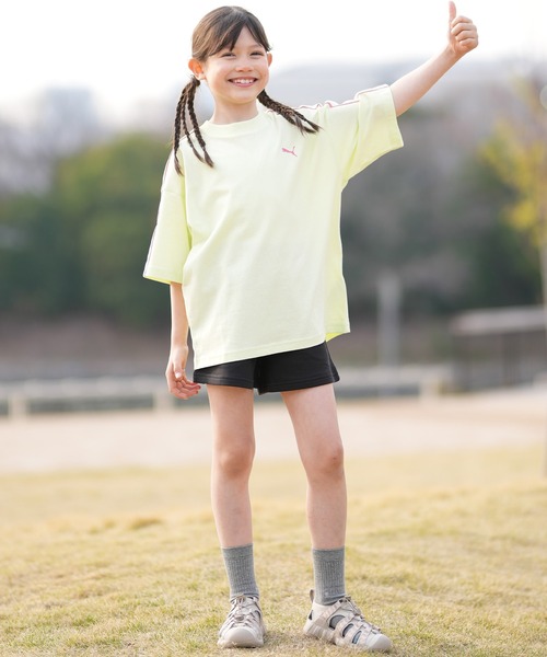 PUMA（プーマ）の「PUMA/プーマ キッズ 半袖 Tシャツ 634517（Tシャツ/カットソー・キッズ・ライトイエロー/ピンク/ブラック・128cm/140cm/152）」の7枚目の写真