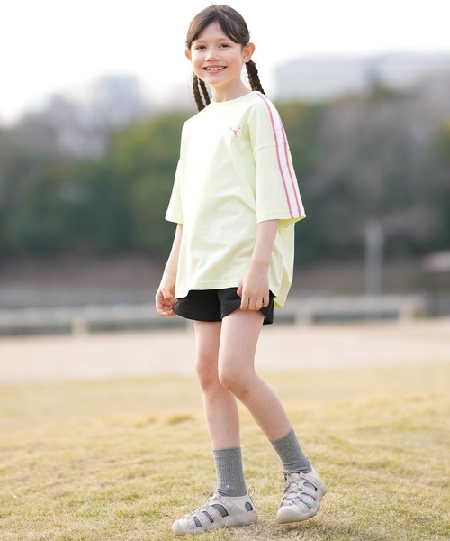 PUMA（プーマ）の「PUMA/プーマ キッズ 半袖 Tシャツ 634517（Tシャツ/カットソー・キッズ・ライトイエロー/ピンク/ブラック・128cm/140cm/152）」の9枚目の写真