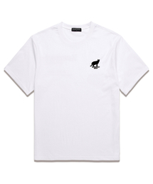 WISSY（ウィッシー）の「BLACK CAT 半袖Tシャツ (WS039) ホワイト（Tシャツ/カットソー）」