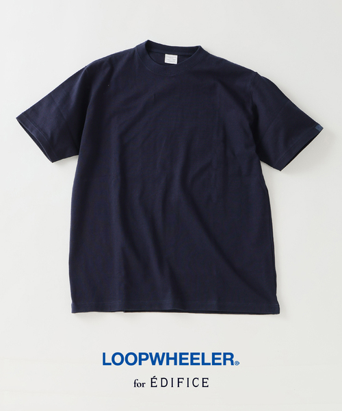 LOOPWHEELER(ループウィラー)の「LOOPWHEELER for LOWERCASE ツリテンジク ビッグTシャツ(Tシャツ/カットソー・メンズ・ホワイト/ブラック/ネイビー・SMALL/X-LARGE/LARGE/MEDIUM)」の1枚目の写真