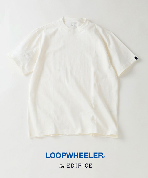 LOOPWHEELER(ループウィラー)の「LOOPWHEELER for LOWERCASE ツリテンジク ビッグTシャツ(Tシャツ/カットソー・メンズ・ホワイト/ブラック/ネイビー・SMALL/X-LARGE/LARGE/MEDIUM)」の2枚目の写真