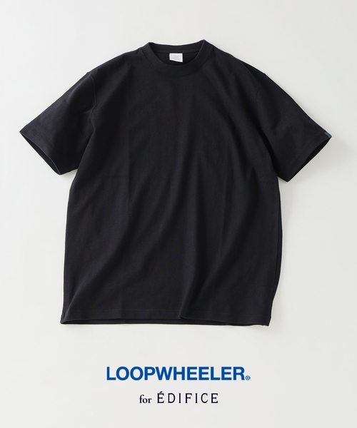 LOOPWHEELER(ループウィラー)の「LOOPWHEELER for LOWERCASE ツリテンジク ビッグTシャツ(Tシャツ/カットソー・メンズ・ホワイト/ブラック/ネイビー・SMALL/X-LARGE/LARGE/MEDIUM)」の3枚目の写真