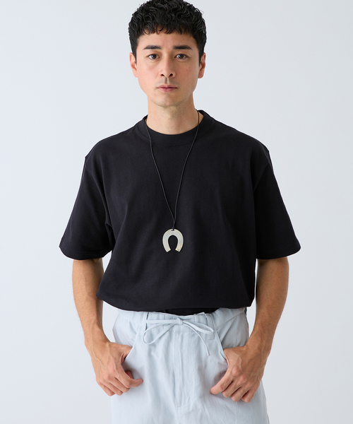 LOOPWHEELER(ループウィラー)の「LOOPWHEELER for LOWERCASE ツリテンジク ビッグTシャツ(Tシャツ/カットソー・メンズ・ホワイト/ブラック/ネイビー・SMALL/X-LARGE/LARGE/MEDIUM)」の8枚目の写真